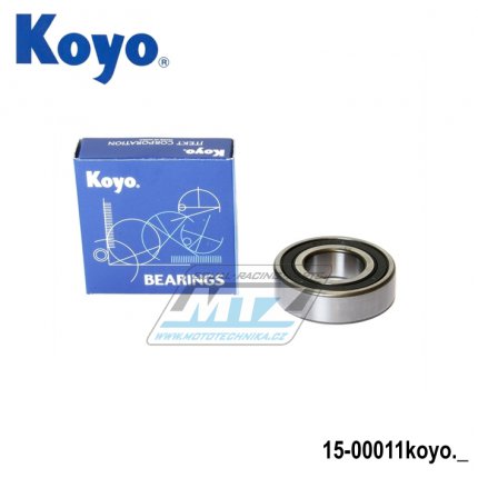Loisko 6205-2RS (rozmry: 25x52x15 mm) Koyo