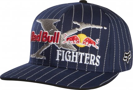 epice/Kiltovka FOX Flexfit Red Bull X-Fighters Core modr (velikost S/M)