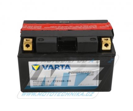 Baterie (akumultor motocyklov) VARTA Powersports AGM - YTZ10S-BS (12V-8Ah)
