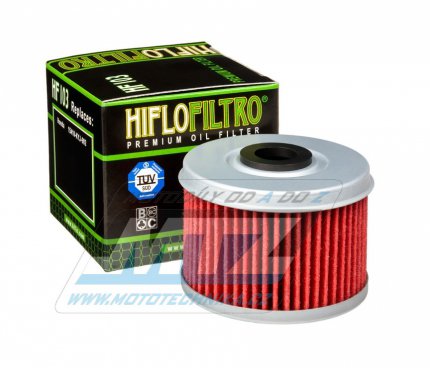 Filtr olejov HF103 (HifloFiltro) - Honda CRF250L + CRF250RL Rally + CRF300L + CB300F + CB300R