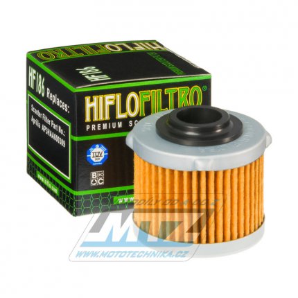 Filtr olejov HF186 (HifloFiltro) - Aprilia 125 Scarabeo + 200 Scarabeo