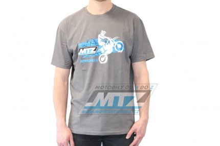 Triko MTZ s potiskem (barva ed Charcoal Solid) - velikost M