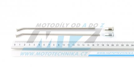 Drt/pice nerezov do kola + Niple 17" - Suzuki DR650SE / 96- + XF650 Freewind / 97-01