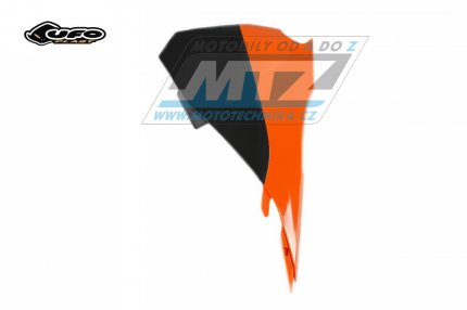 Kryt air-boxu (lev strana) KTM 85SX / 13-17 - barva oranovo-ern